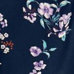 navy floral