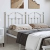 vidaXL 38.2 Inch Metal Headboard,  Farmhouse Headboard Only, White, Queen - 2 of 4