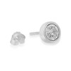 Haus of Brilliance 10K White Gold 3/8 Cttw Diamond Floral Stud Earrings - 4 of 4