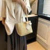 Anna-Kaci Women's Straw Woven Tote Bag with Bow Accent - Lightweight Summer Casual Shoulder Bag - 2 of 4