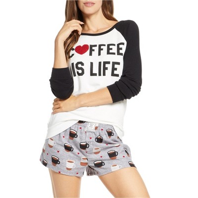 P.J. Salvage Womens Coffee Is Life Pajama Sleep T-shirt