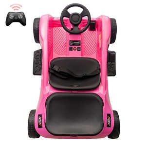 24V Kids Ride On Vehicles Toy with Remote Control,  2 Seaters Inner+Outer Driver Pedal, 7Ah Battery,  Electric Car Toy for Toddlers - 1 of 1
