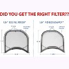 Nispira Lint Trap Screen Filter Replacement for LG Electronics Cloth Dryer ADQ56656401 1 Pack (NOT Part 5231EL1003B which Looks Very Similar) - 2 of 2