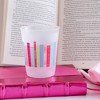 Jollity & Co. - Book Club "Bookshelf" Flex Cups - Pack of 8 Plastic Cups - 2 of 2