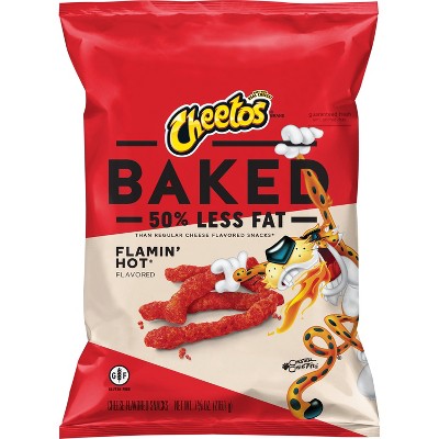 Cheetos Crunchy Flamin' Hot Cheese Puff Chips, 15oz Bag