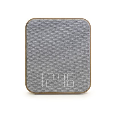 Wood Sound Sleep Alarm Table Clock Gray - Capello_2