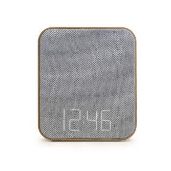 Wood Sound Sleep Alarm Table Clock Gray - Capello