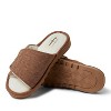 Dearfoams Women's Norma Wool Adjustable Slide House Shoe Slippers - 2 of 4