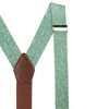 Jacob Alexander Men’s Floral Cotton Suspenders – Y-Back - 2 of 4