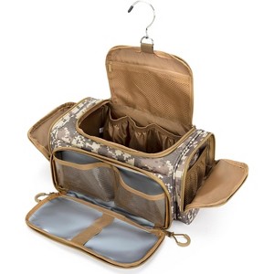 Toiletry Bag Men Waterproof Foldable Hanging Compact Large Women Men, Cosmetic Organizer - 1 of 4