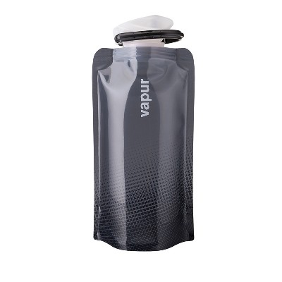 Vapur Anti-Bottle Collapsible Wide Mouth Water Bottle 18 oz. Cool Grey (10201)