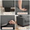 83 Inch Modern 3 Seater Sofa with Deep Seats, Comfortable Cloud Couch for Living Room, Bedroom, Office - 4 of 4