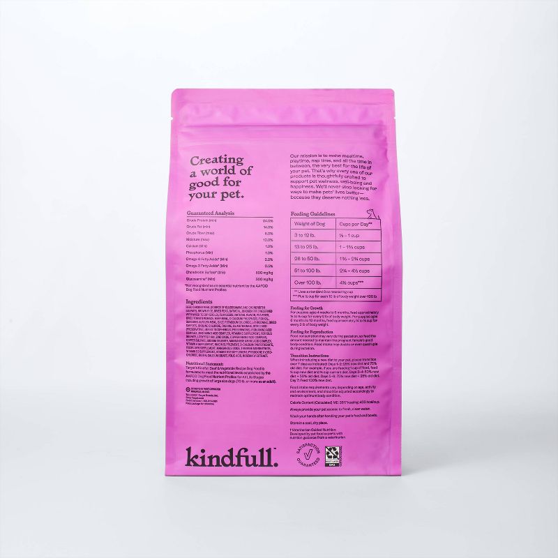 Beef and Vegetable Recipe Dry Dog Food - Kindfull™, 4 of 8