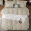 3 pieces Duvet Cover Soft Double Brushed Bedding Set for Kids & Adults Zipper Closure - 3 of 4