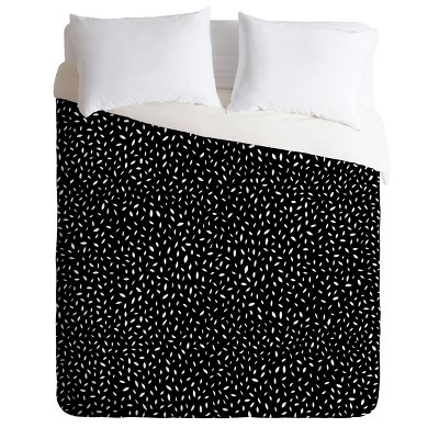 King Iveta Abolina Amara Comforter Set Black - Deny Designs