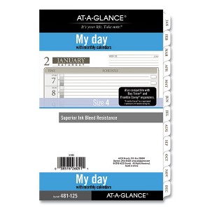 1-Page-Per-Day Planner Refills, 8.5 x 5.5, White Sheets, 12-Month (Jan to Dec): 2025 - 1 of 4