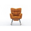 NicBex Rocking Chair with Adjustable Footrest Accent Chair Teddy Fabric Reading Chair Comfy Chair Lounge Chair for Bedroom, Living Room - 2 of 4