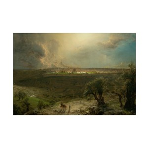 Trademark Fine Art -Church 'Jerusalem From The Mount Of Olives' Canvas Art - 1 of 4