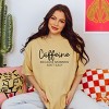 Simply Sage Market Women's Caffeine Because Mommin' Ain't Easy Short Sleeve Garment Dyed Tee - 2 of 2