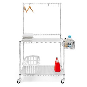 Shelving.com Laundry Cart - 18"d x 42"w x 76"h - 1 of 2