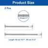 Unique Bargains Carbon Steel No Drilling Adjustable Tension Shower Curtain Rod 2 Pcs - 2 of 4