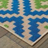 Oriental Weavers Cayman 2063Z Blue/ Green Indoor/Outdoor Area Rug - 1'10" x 3'3" - 2 of 3