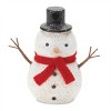 Glittered Snowman Figurine (Set of 6) - 4 of 4
