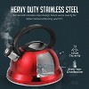 Luminuxe Whistling Tea Kettle, 3qt Stainless Steel Stove Top Kettle with Cool-Touch Handle, Durable, Fast Boil Tea Pot for Gas or Electric Stove - 3 of 4