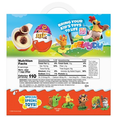 Kinder Brandclub Kinder Joy Easter Eggs 4.2oz 6ct Packaging May Vary