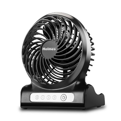 Value-5-Star USB Powered 2-Mode Speed Adjustable Mini Desk Fan Cooling Fan Black 