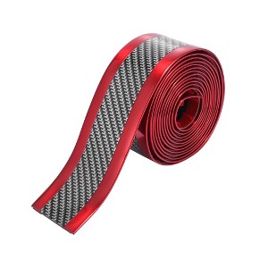 Unique Bargains Car Door Sill Protector Carbon Fiber Edge Strip Cover - 1 of 3