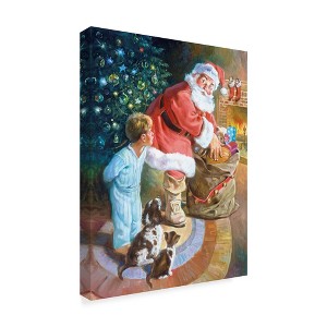 Trademark Fine Art -Hal Frenck 'No Way Santa' Canvas Art - 1 of 3