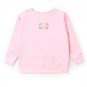 The Juniper Shop Embroidered Easter Bunny Outline Youth Sweatshirt - 1 of 2