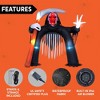 SYNCFUN 10 FT Halloween Inflatable Decoration, Grim Reaper Archway with Built-in LEDs for Outdoor Decoration Yard Garden Lawn Holiday Party Decoration - 4 of 4