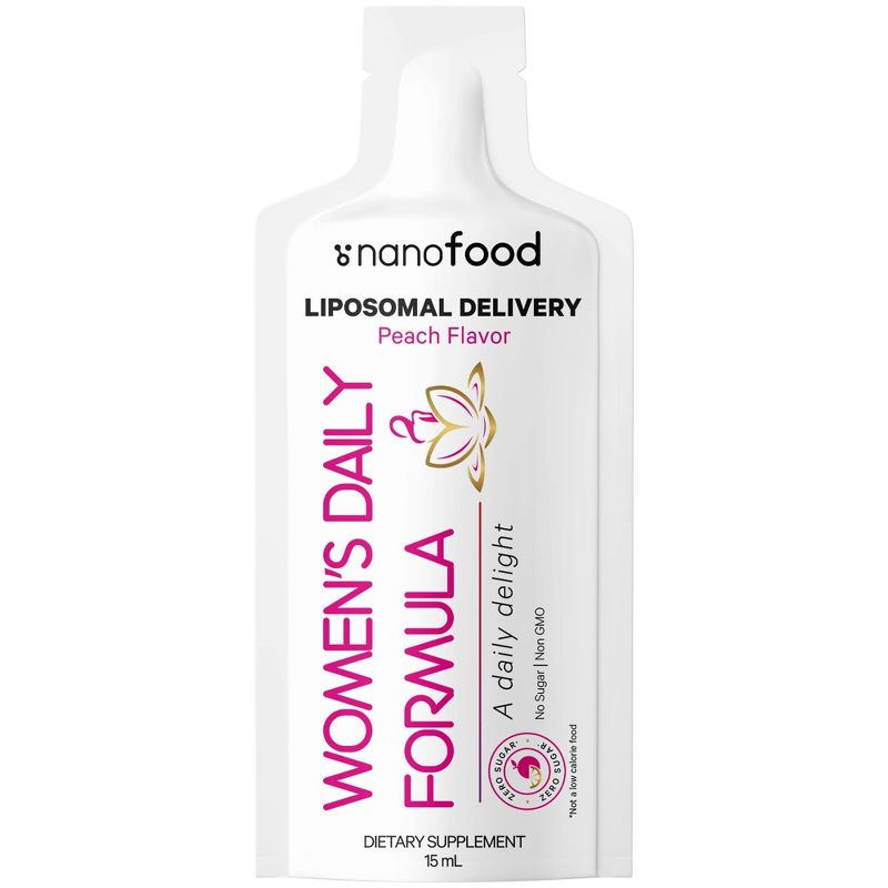 Codeage Liposomal Women's Daily Multivitamin Liquid Sachet Supplement, Sugar-Free, Vegan - 30 Pouches, 4 of 8