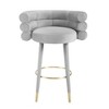 TOV Furniture Betty Velvet Stool - 3 of 4
