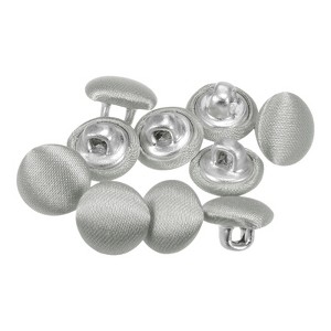 Unique Bargains Round Fabric Cloth Covered Sewing Buttons for Suits Dress 10 Pcs - 1 of 4