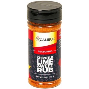Excalibur Seasoning Chipotle Lime Sweet Rub Seasoning - 6oz Shaker Bottle - 1 of 1