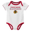 NHL Chicago Blackhawks Infant Girls' 3pk Bodysuits - 2 of 4