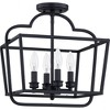 Quoizel Lighting Blanche 4 - Light Semi-Flush Mount in  Matte Black - 2 of 4