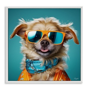 Stupell Industries Hipster Dog Portrait, 24" x 24" - 1 of 4