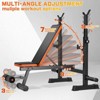 GIKPAL 770lbs 5-in-1 Adjustable Weight Bench ,Multi-Purpose Bench Press Olympic Workout Bench with Squat Rack for Home Gym Full Body Strength Training - 2 of 4