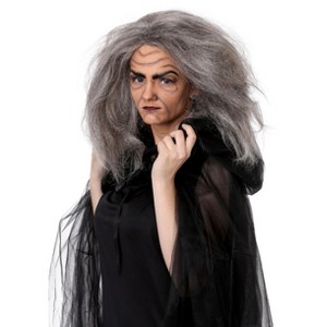 HalloweenCostumes.com  Women Women's Witch/Old Lady Wig, Gray - 1 of 2