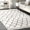 Nuloom Krystal Trellis Tassel Indoor Area Rug - 2 of 4