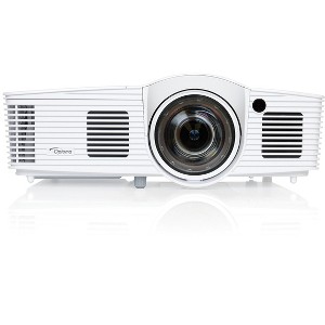 Optoma EH200ST Full 3D 1080p 3000 Lumen DLP Short Throw Projector with 20,000:1 Contrast Ratio and MHL Enabled HDMI Port , white - 1 of 4