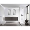Howard Elliott Steele Stainless Steel Framed Mirror - 2 of 4