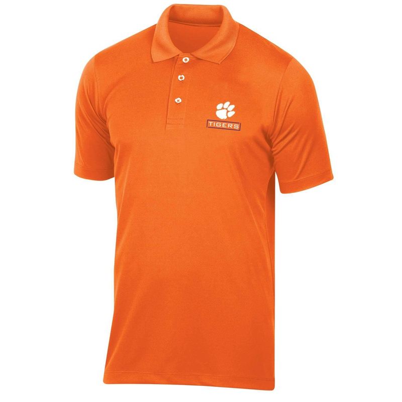 NCAA Clemson Tigers Men's Short Sleeve Polo T-Shirt, 1 of 3