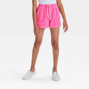 Girls' Pull-On Woven Shorts - Cat & Jack™ - 1 of 3