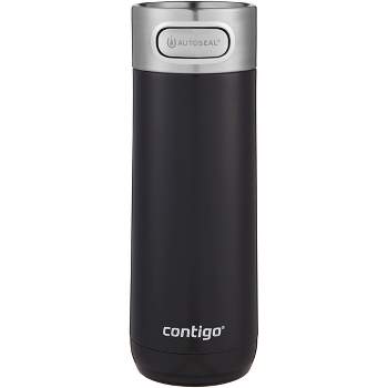 Contigo Snapseal Technology Travel Mug, Superior Snapseal 2.0, Stainless Steel, Licorice, 20 Ounces
