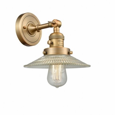 Halophane - 1 Light Wall Sconce In Industrial Style-8 Inches Tall and 8.5 Inches Wide